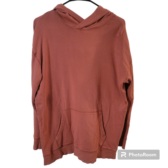 Old Navy Kids XXL (18) Hooded Sweatshirt Mauve Pink Lightweight Long Sleeve - Picture 1 of 4